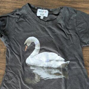 Wildfox Swan Tee in Black